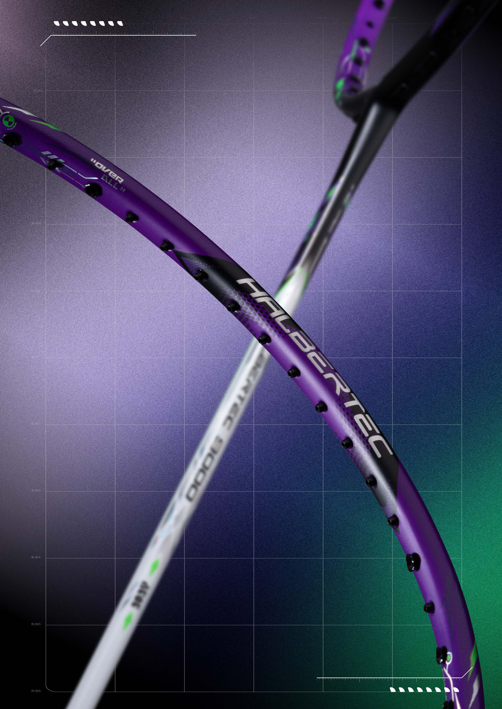 Li-Ning Halbertec 9000 4U Badminton Racket (Unstrung)