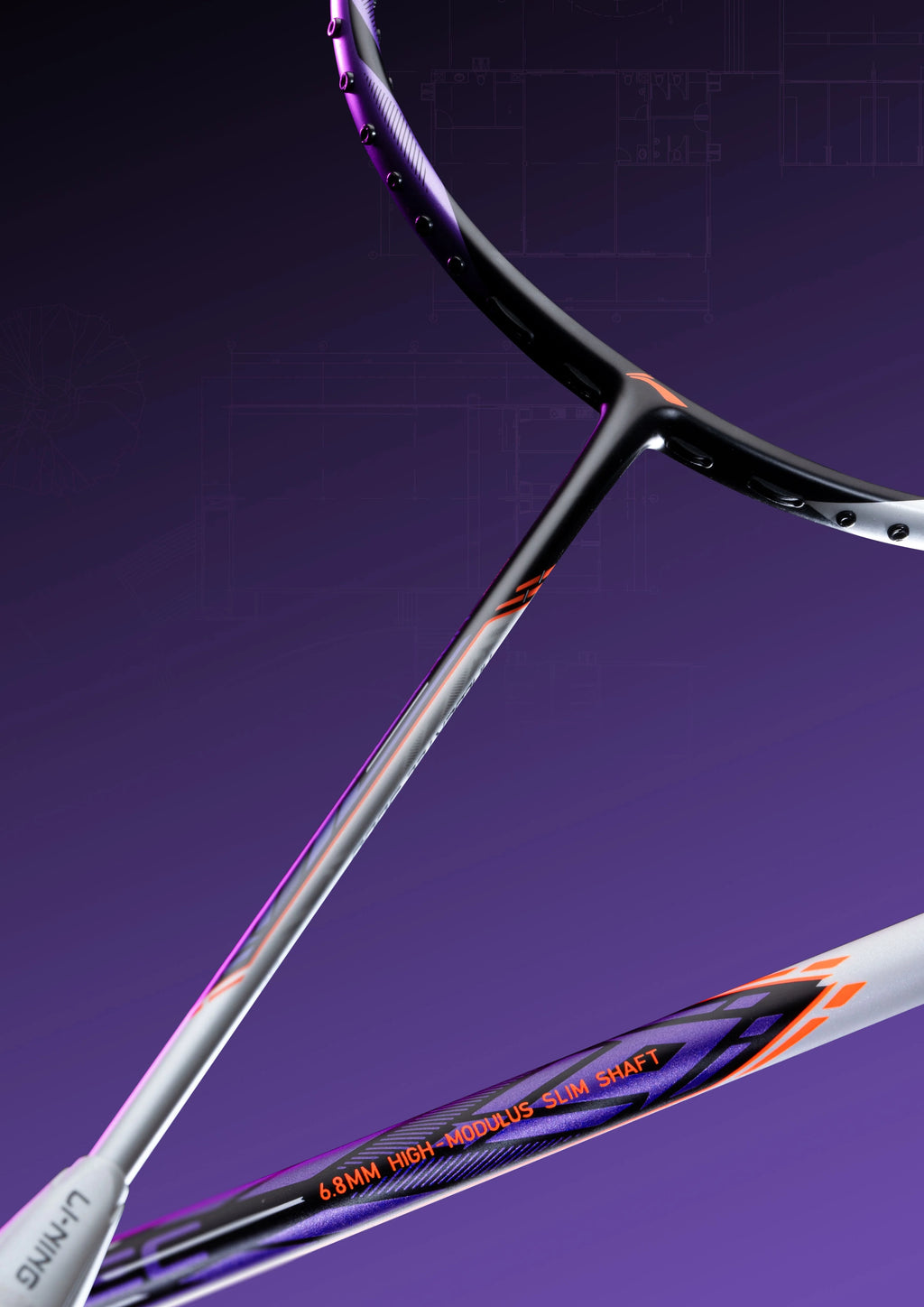 Li-Ning Halbertec 5000 4U Badminton Racket (Unstrung)