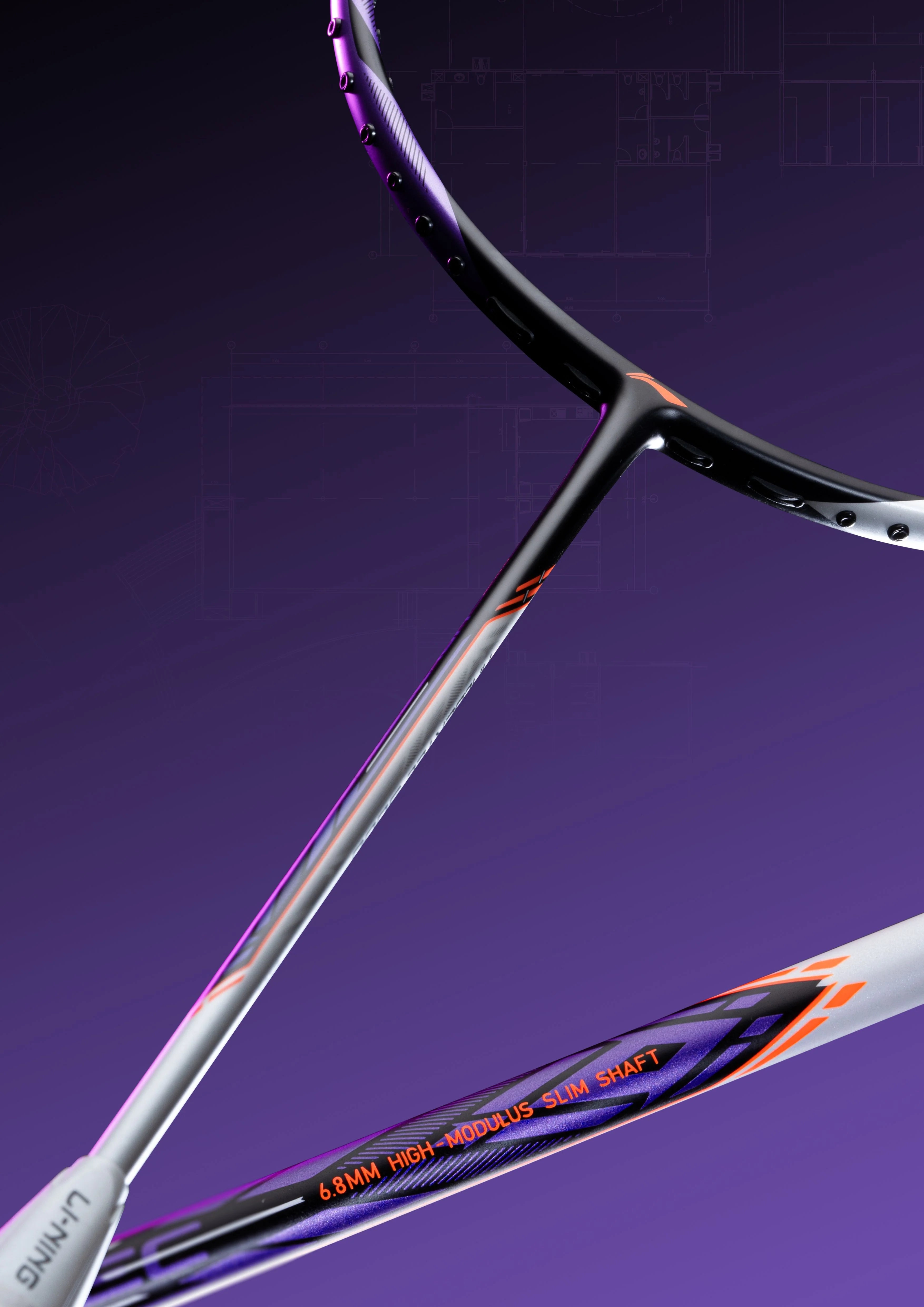 Li-Ning Halbertec 5000 4U Badminton Racket (Unstrung)
