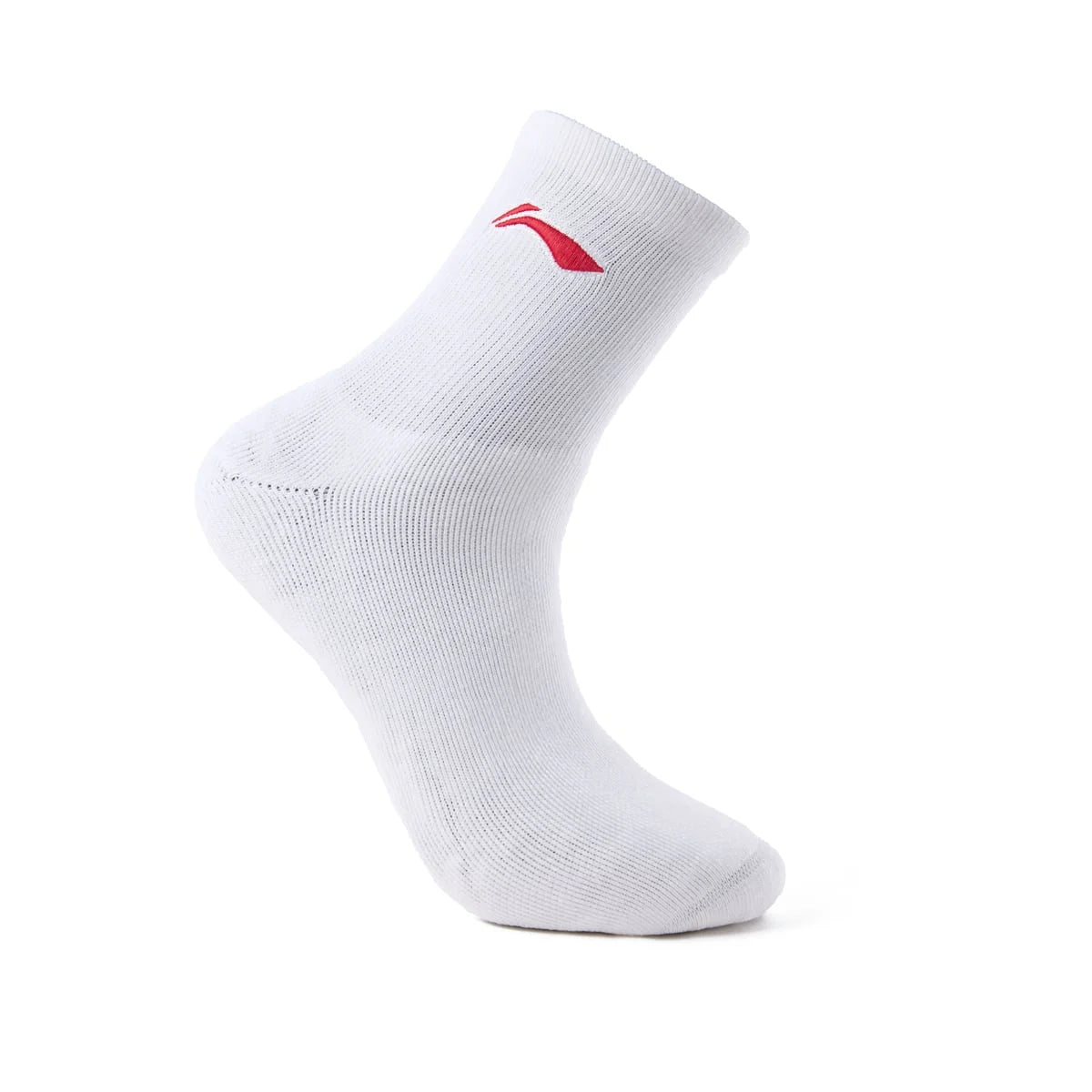 Li-Ning Mid Cut Socks (White/Black/Blue/Red)