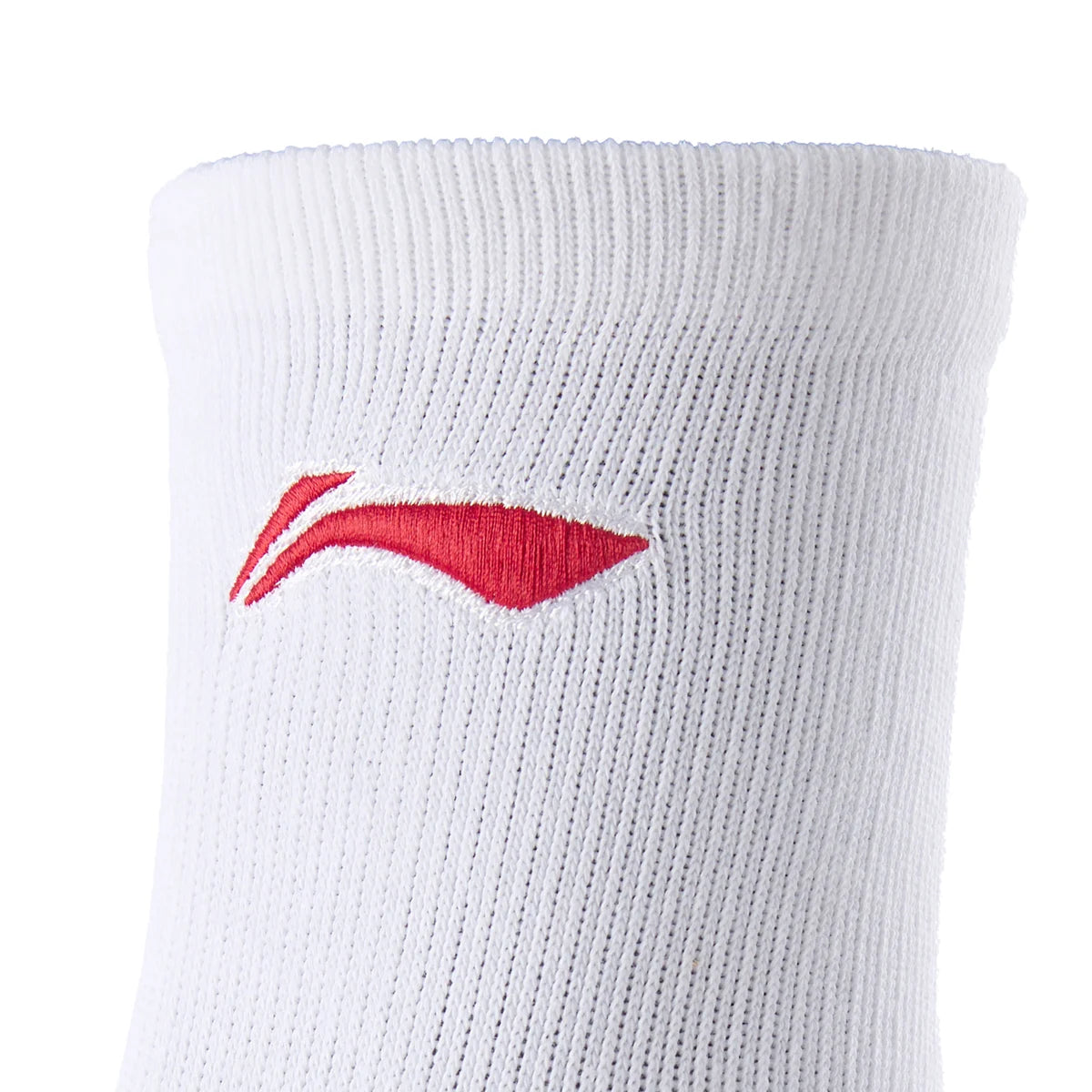Li-Ning Mid Cut Socks (White/Black/Blue/Red)