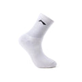 Li-Ning Mid Cut Socks (White/Black/Blue/Red)