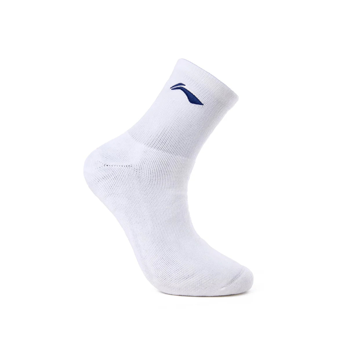 Li-Ning Mid Cut Socks (White/Black/Blue/Red)